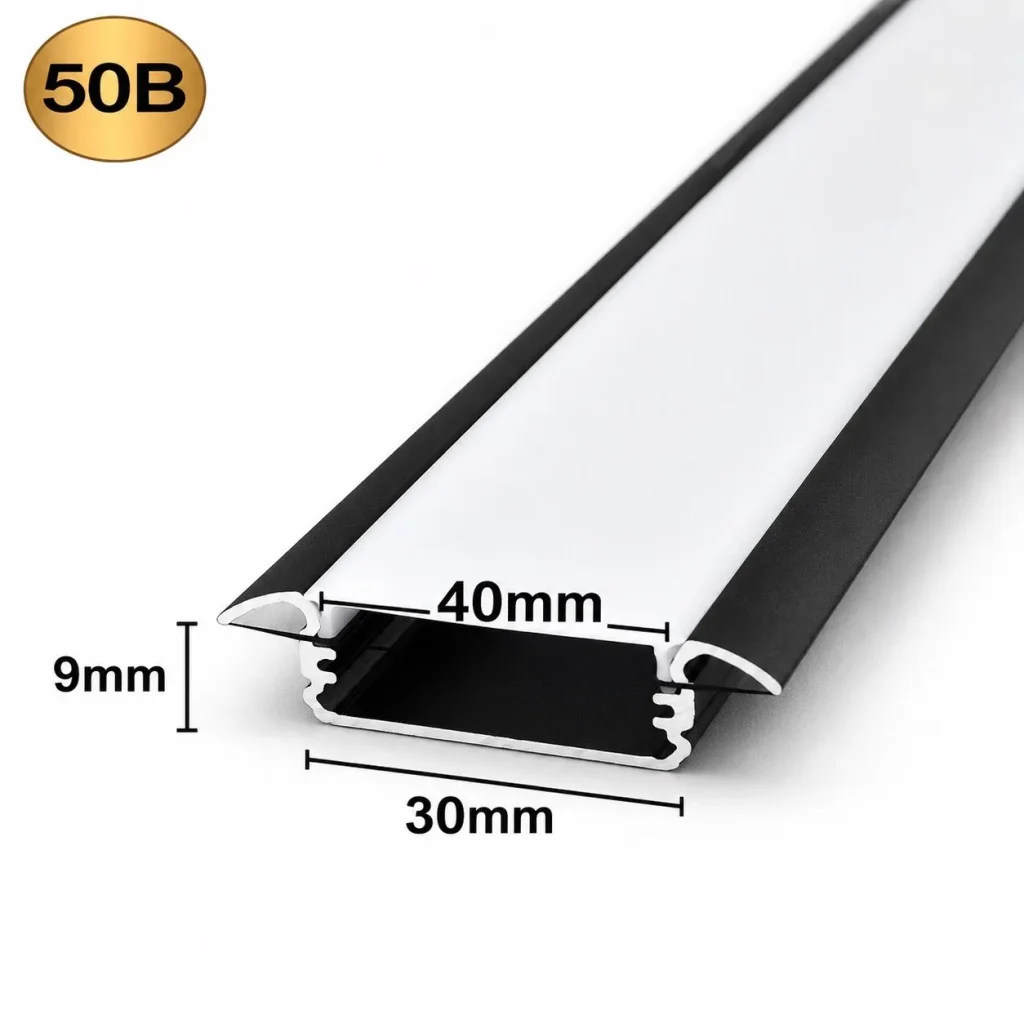 پروفیل لاین نوری توکار کد50A